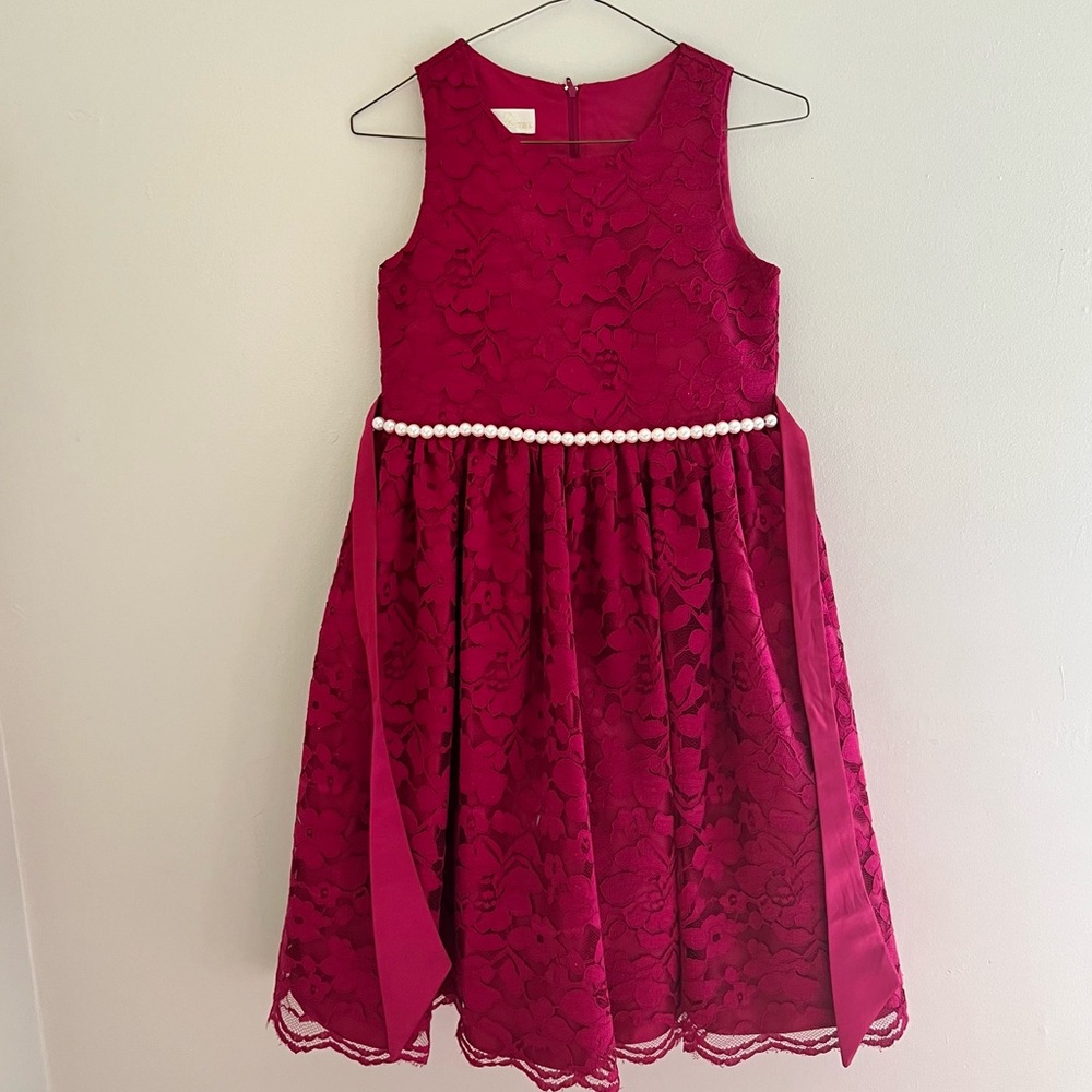 Girl’s sleeveless ball dress size 12